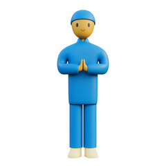 Islamic Boy Front View