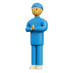 Islamic Boy Side View