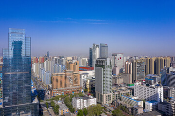 Shijiazhuang CBD Skyline with Modern High-Rise Buildings © QuachVan
