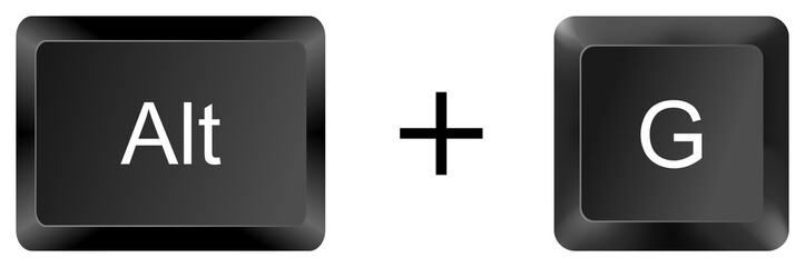 A close-up view of computer keyboard keys on a dark background