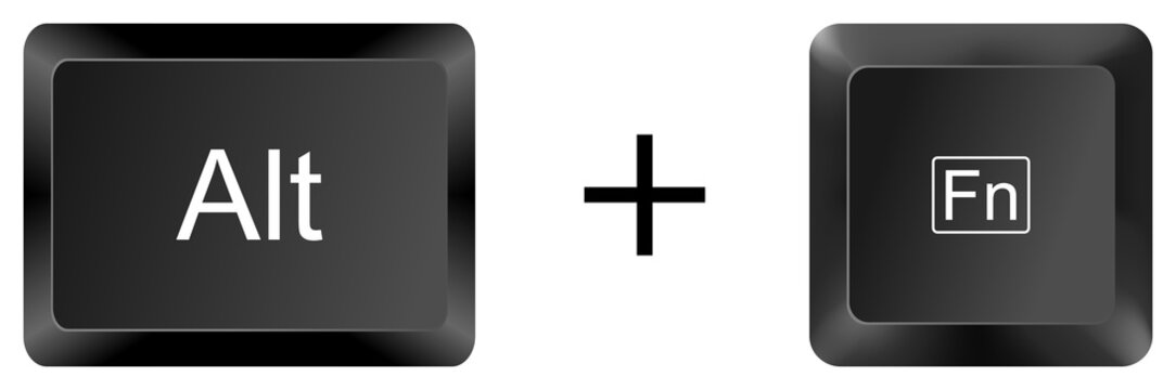A close-up view of computer keyboard keys on a dark background