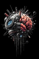 Mechanical Brain with Industrial Elements