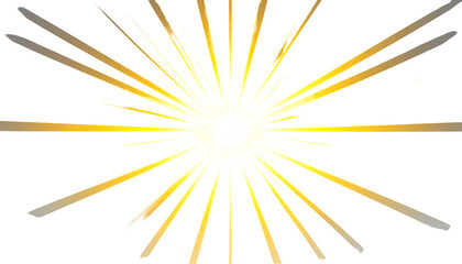 Radiant burst of light emanating from a central bright source, against a dark backdrop