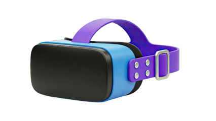 VR Headset Isolated on White Background