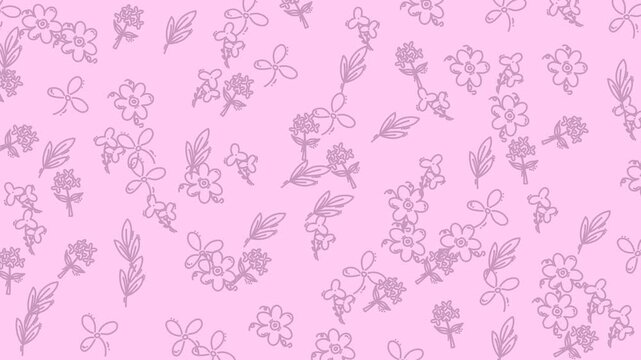 floral and leaf designs pattern