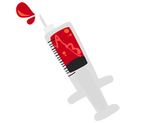 採血 AB型 主線なし