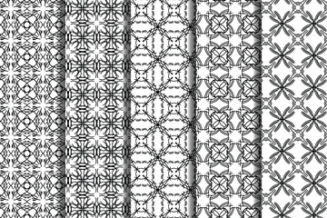 Minimalist hand drawn gothic style repetitive wallpaper.