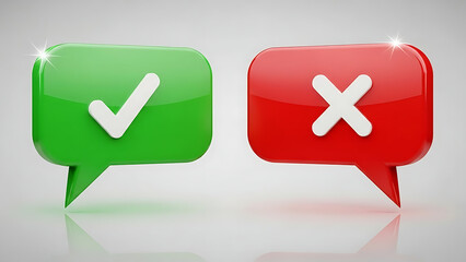 Confirmation and rejection symbols