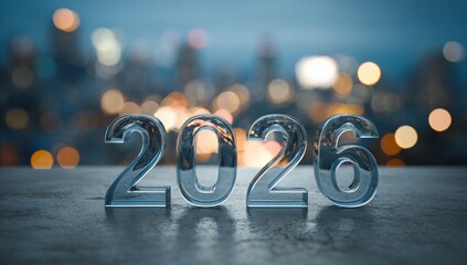 New year 2026 is approaching with sparkling decorations and festive anticipation