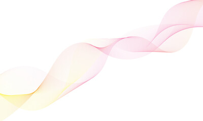 Vibrant digital wave: a dynamic abstract flow of gradient colors on a transparent background
