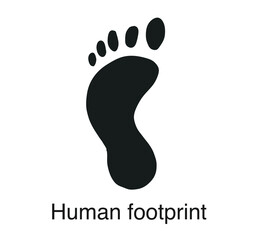 human foot print