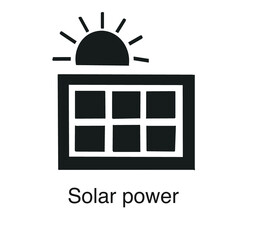 Solar power icon
