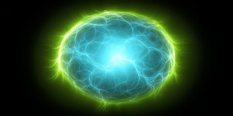 Innovations Technology in Abstract Graphics, Digital Environment, Futuristic Perspective