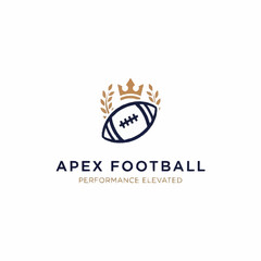 Fototapeta premium Apex Football Performance Elevated Logo Design.