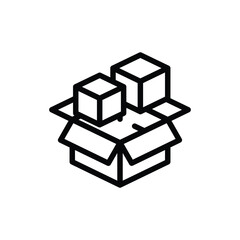 product package outline icon vector design good for web or mobile app