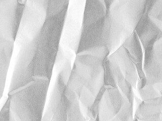 Realistic folded paper texture background on transparent background,