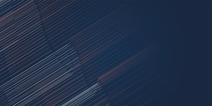 Abstract vector design with diagonal wavy lines on a dark background. Lines shift from white to warm orange,  brown and red creating a flowing and rhythmic visual transition and a striped 3d shape.