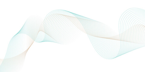 A minimalistic abstract background featuring flowing, wavy lines in black and light blue.
The lines curve gracefully across a clean white backdrop, forming soft wave-like patterns