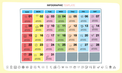 Doodle Infographic Template