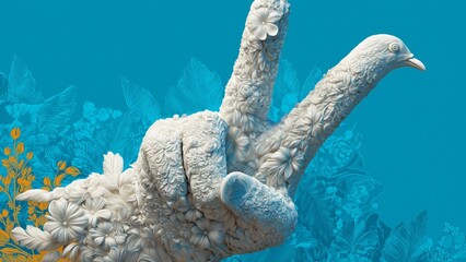  Symbolic New Year Peace Theme Illustration Representing Hope, Harmony and a Calm New Beginning