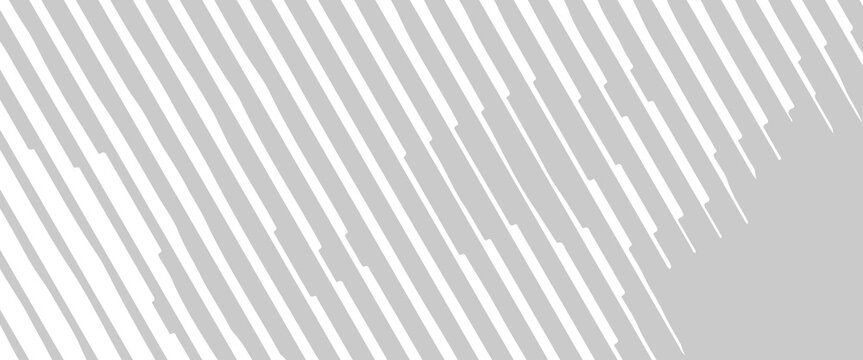 Minimal gray vector background with diagonal white stripes and abstract linear shapes, creating a clean, modern, and geometric pattern suitable for corporate and creative designs.