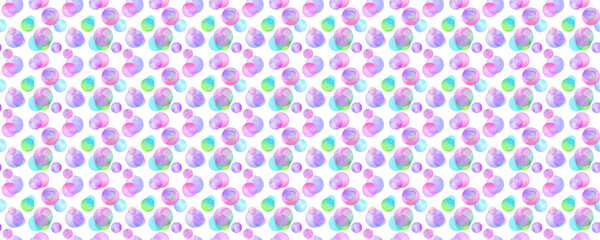 Watercolor Dots seamless Pattern Background - 1