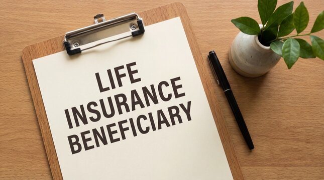 Life insurance beneficiary designation document estate planning financial protection ensuring family security death benefit payout recipient selection for wealth transfer legacy inheritance