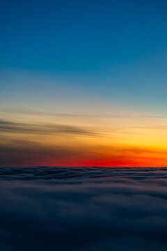 Hochlantsch Sonnenuntergang - Teichalm - Naturpark Almenland - Oststeiermark - Morgenrot - Nebelmeer - Hochnebel - Winter