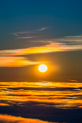 Hochlantsch Sonnenuntergang - Teichalm - Naturpark Almenland - Oststeiermark - Morgenrot - Nebelmeer - Hochnebel - Winter