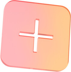 Obraz premium Square with plus