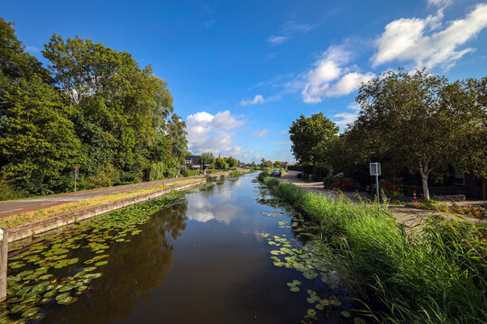 Ring canal of the Zuidplaspolder between Zevenhuizen and Rotterdam