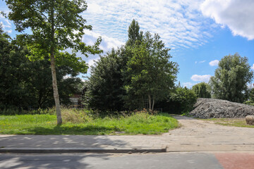 Small green area destined for development of new houses in Zevenhuizen