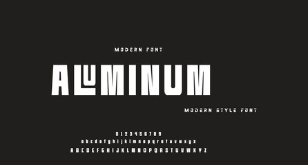 Modern Bold Font. Regular Italic Number Typography urban style alphabet fonts for fashion, sport, technology, digital, movie, logo design, vector illustration © Nimra