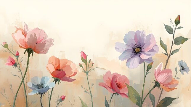 pink tulips on a white background