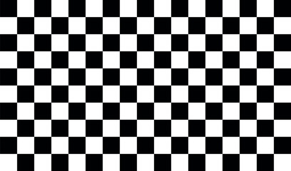Black and White Checkerboard Transparent Background Pattern Seamless Vector EPS