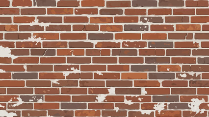 Obraz premium Weathered Brick Wall Texture Rustic Surface for Backgrounds and Design Projects