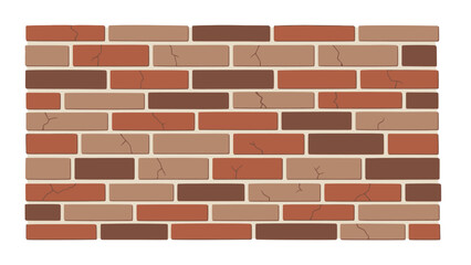 Obraz premium Brick Wall Texture Illustration Seamless Background for Architecture, Design, and Construction Projects