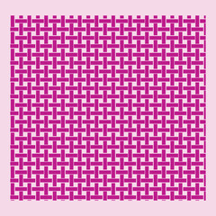 Repeating pink and magenta basket weave pattern