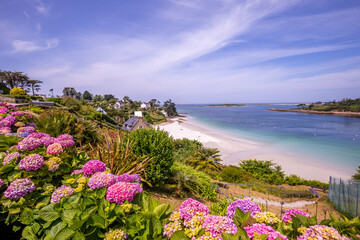 Aber Benoit, finistere, brittany, france, on channel sea