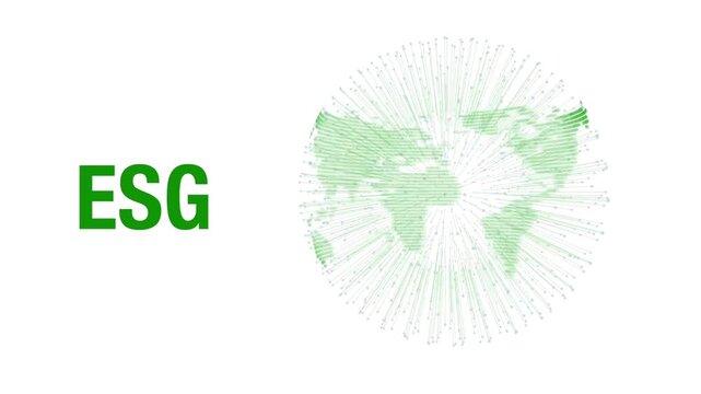 green world map with globe