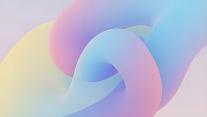 Abstract pastel swirls
