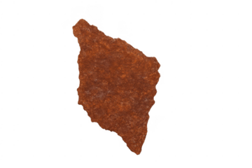 Rusty metal scrap piece showing weathered texture