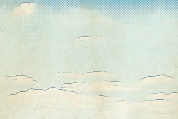 retro sky pattern