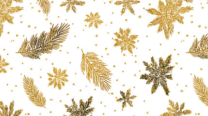 Winter floral patterns holiday season digital art festive mood aerial view nature inspired