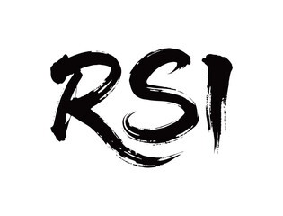 Fototapeta premium RSI矢量书法手写毛笔字 