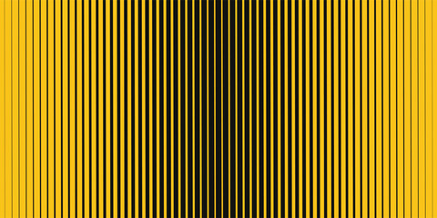 Horizontal and crossed caution tapes with black and yellow chevron print. Warn borders in construction work zone or criminal scene. Hazard, risk, emergency or stop signs.