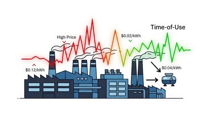 Time of Use Electricity Pricing for Industrial Facilities.