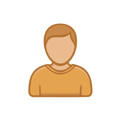 Simple Person Profile Icon Illustration Anonymous Individual Avatar Character Figure User Symbol Generic Human Representation