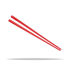 Red Chopsticks Pair for Asian Cuisine Eating Utensils, Disposable Chopsticks, Food Sticks, Chinese Food Tool