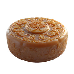 chocolate cake isolated on white background